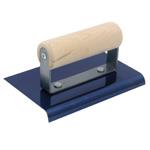 Marshalltown 6in x 6in x 1in R Blue Steel Edger - Concrete Tools
